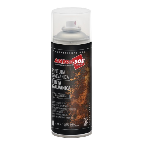 Pintura Galvánica 400 ml RAL 9005 NEGRO